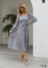 Vestido bohemio francés elegante e informal para primavera y verano de Olivia